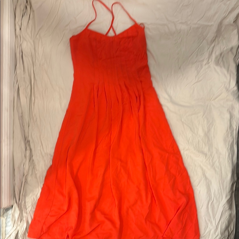 Banana Republic Fiery Red Dress